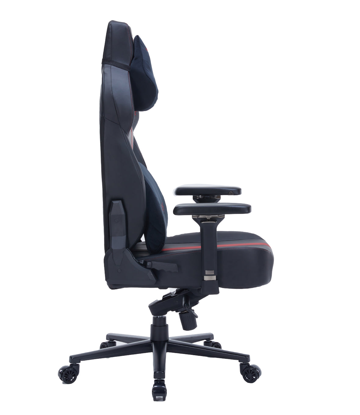 SEDIA GAMING NOUA GROUND ERGONOMICA CON BRACCIOLI 4D MAGNETICI, MECCANISMO FROG E SCHIENALE RECLINABILE 160° ( Black/Red)