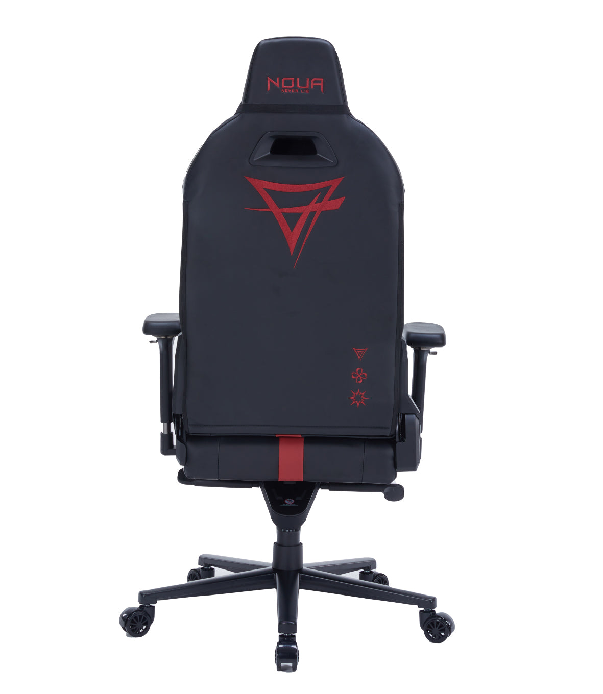 SEDIA GAMING NOUA GROUND ERGONOMICA CON BRACCIOLI 4D MAGNETICI, MECCANISMO FROG E SCHIENALE RECLINABILE 160° ( Black/Red)