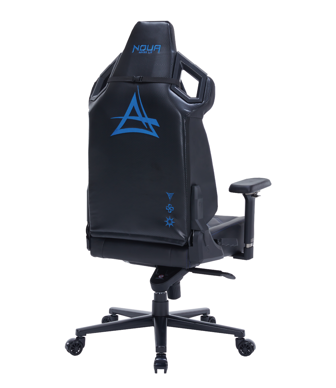 SEDIA GAMING NOUA MIND BLU ERGONOMICA CON CUSCINI LOMBARE/CERVICALE, SCOCCA ABS E BRACCIOLI 4D