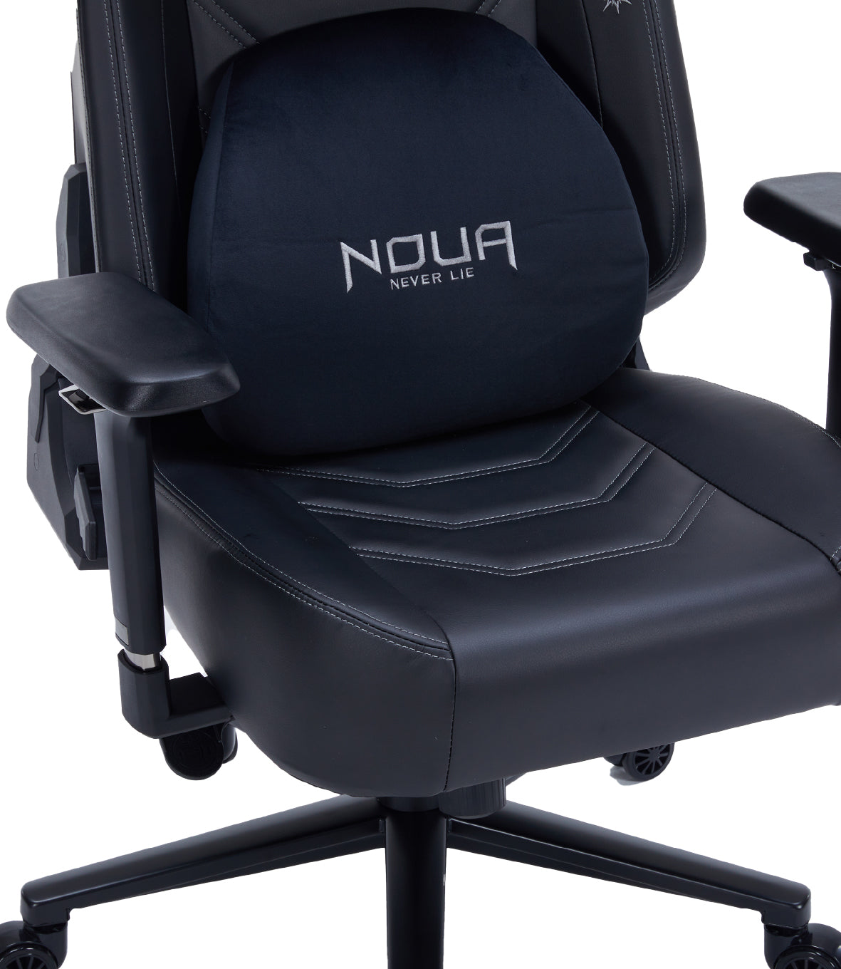 SEDIA GAMING NOUA MIND GREY ERGONOMICA CON CUSCINI LOMBARE/CERVICALE, SCOCCA ABS E BRACCIOLI 4D