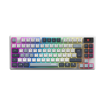 Tastiera Meccanica Gaming (Layout ITA) - MSI GK600 BLUE FORGE KEYBOARD ITA WHITE DARK BLUE25 LIGHT