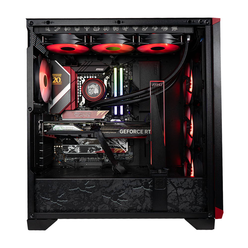 BREUNOR HUNTER V3 - PC Gaming Intel i9 14900K 6.00Ghz, Rtx 4080 SUPER 16 Go, Ram 32 Go 6000 MHz DRR5, SSD NVMe 1000 Go, dissipateur thermique liquide 360 ​​mm, Windows 11 pro