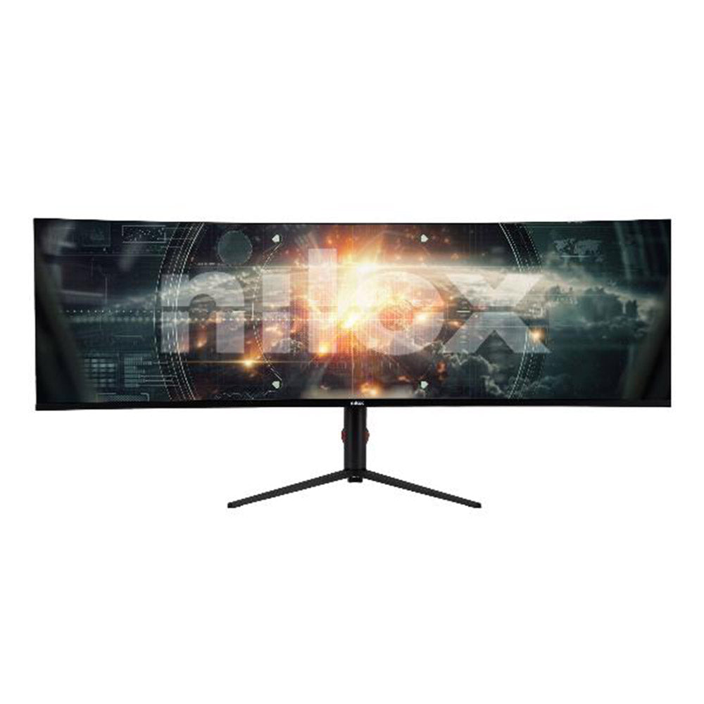 Monitor Gaming Curvo 49" QHD 5120 x 1440 144Hz / IPS / Dual QHD / HDMI / DP / 65W USB-C - NILOX TECH
