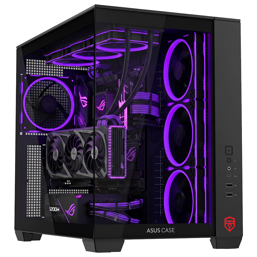 BREUNOR NOVO - PC Gaming Ryzen 7 9850X3D, RX 9070 XT 16GB, Ram 32Gb DDR5 6000MHz, SSD NVMe 1TB, Dissipatore a liquido 360mm, Windows 11 pro