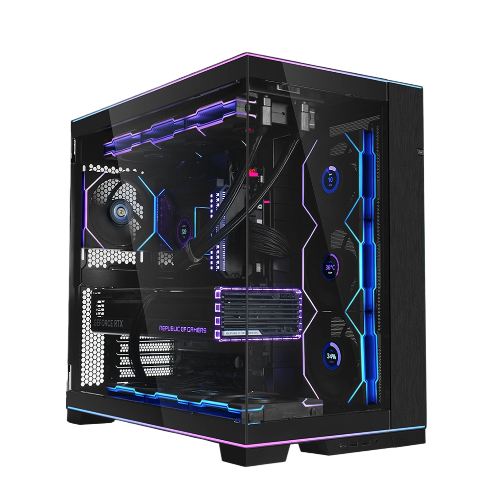 BREUNOR POSEIDONE PREMIUM - PC gaming i9 14900K, RTX 5070 12 Go, RAM 32 Go DDR5 6800 MHz, SSD NVMe 1000 Go Gen.5, AIO 360 mm, Windows 11 Pro