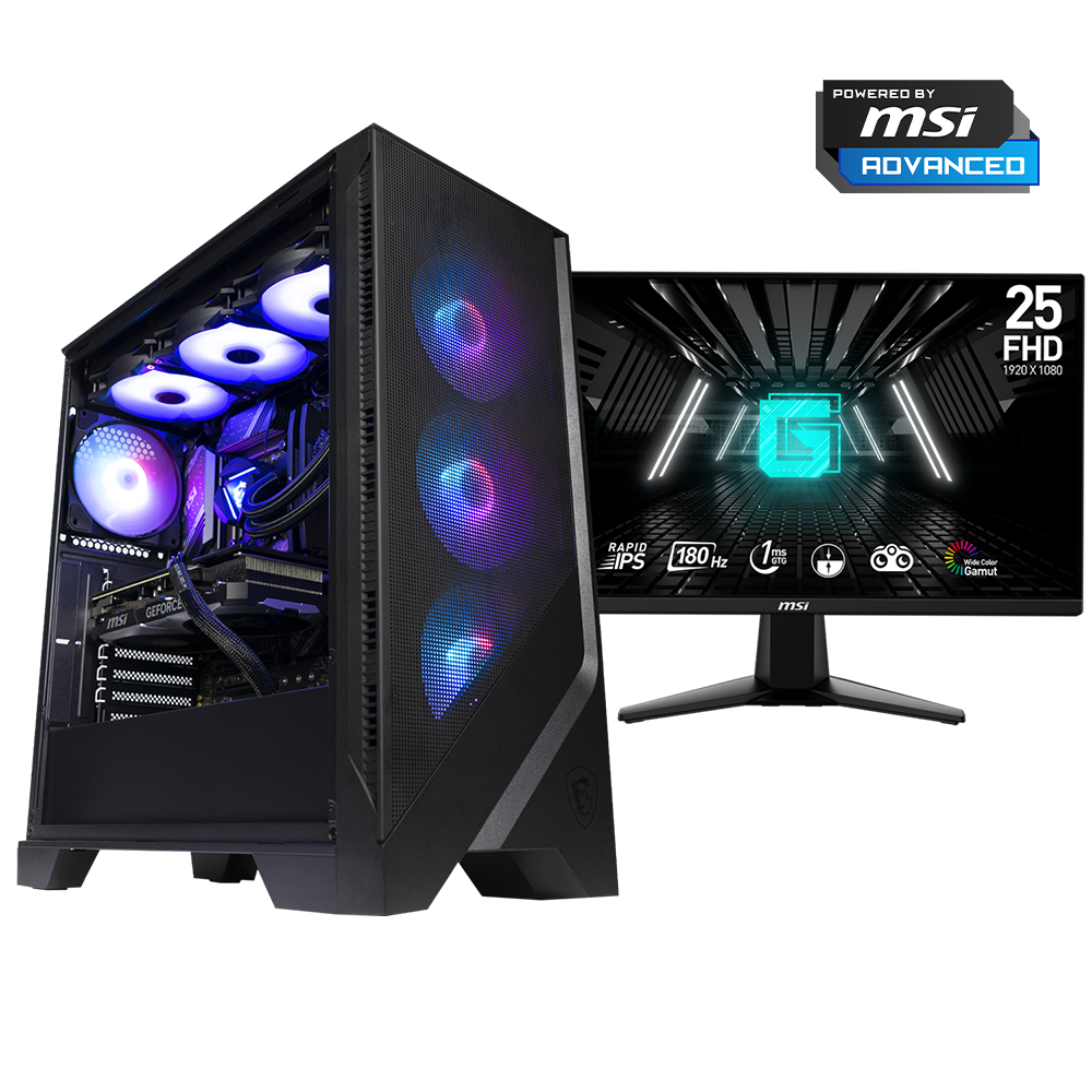 BREUNOR VALHALLA - PC Gaming Ryzen 9 7950X, RTX 4070 SUPER 12GB, RAM 32GB DDr5 , SSD 2000GB NVMe, AIO 360mm, Windows 11 PRO + Monitor Gaming MSI 24,5"