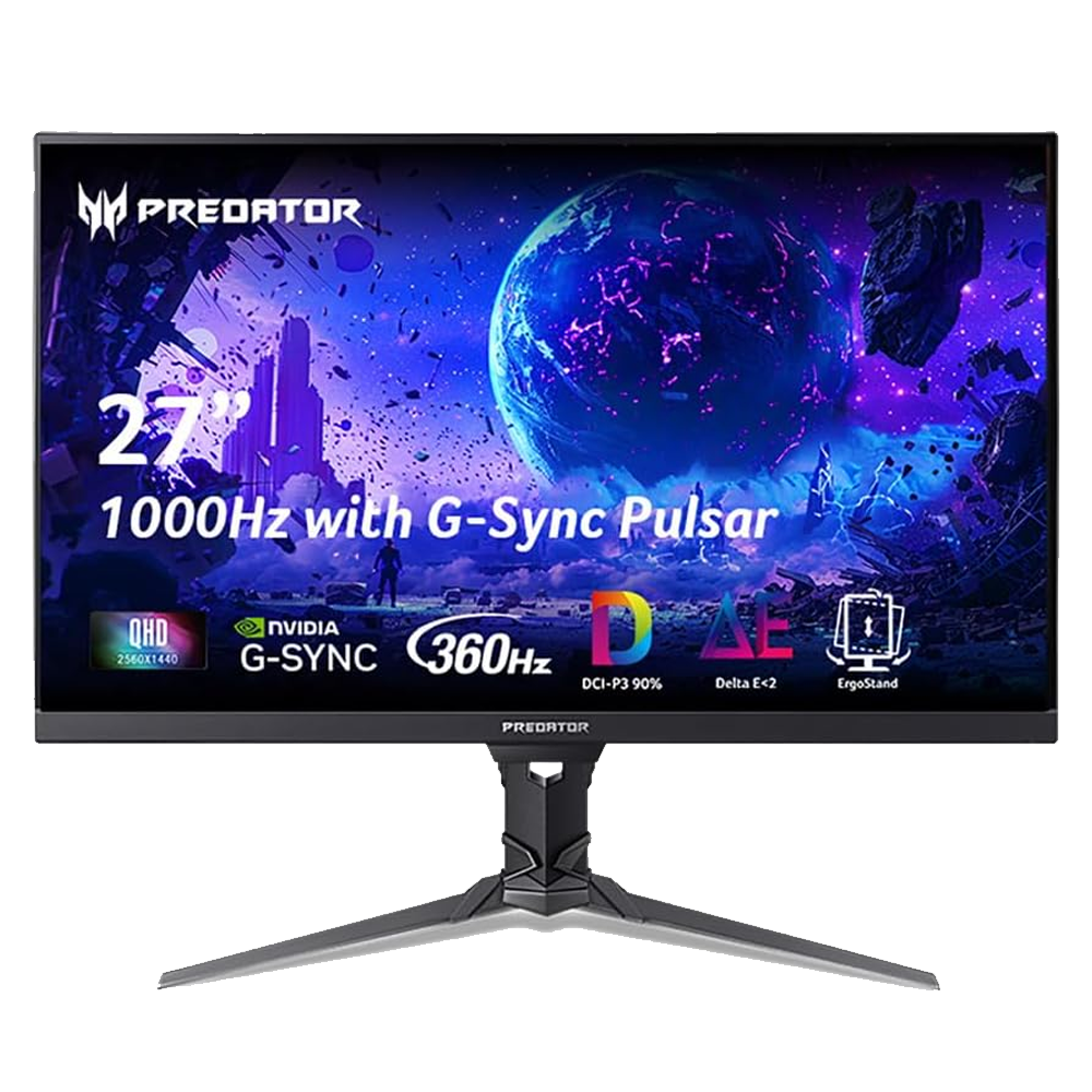 Monitor Gaming 2K WQHD ACER Predator - 27", 360Hz, 2560x1440 , 0.5ms , IPS Panel , 2x HDMI + 1x DP , Speaker Integrati