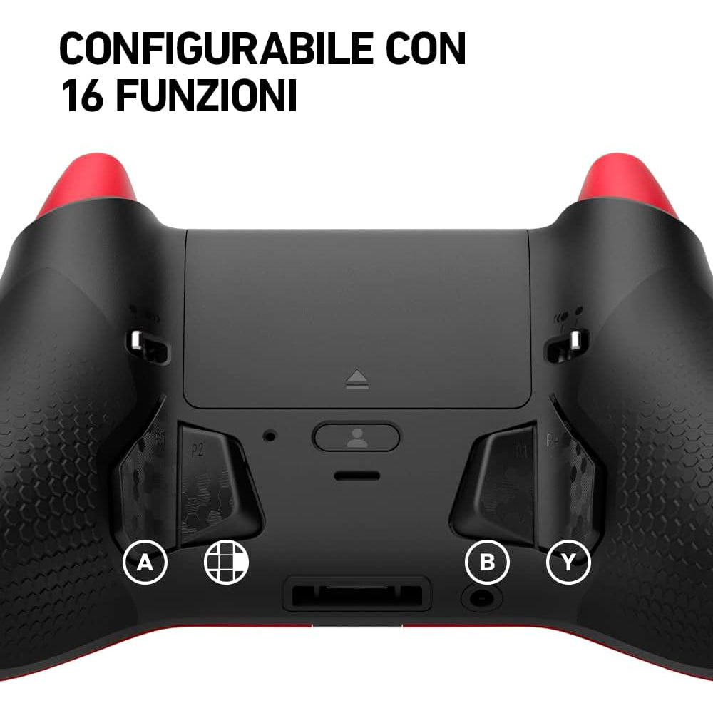 Controller SCUF Instinct Pro Controller Senza Fili Prestazioni per Xbox Series X|S, Xbox One, PC e Mobile - Rosso