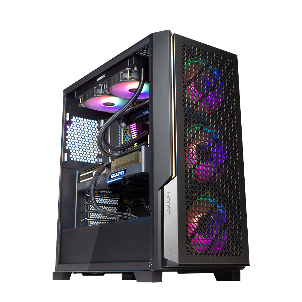 PC Gaming i7 14700K 20 Core jusqu'à 5,60 GHz, RTX 4080 16 Go, RAM DDR5 32 Go, SSD NVMe 1000 Go, dissipateur liquide 240 mm, Windows 11 Pro