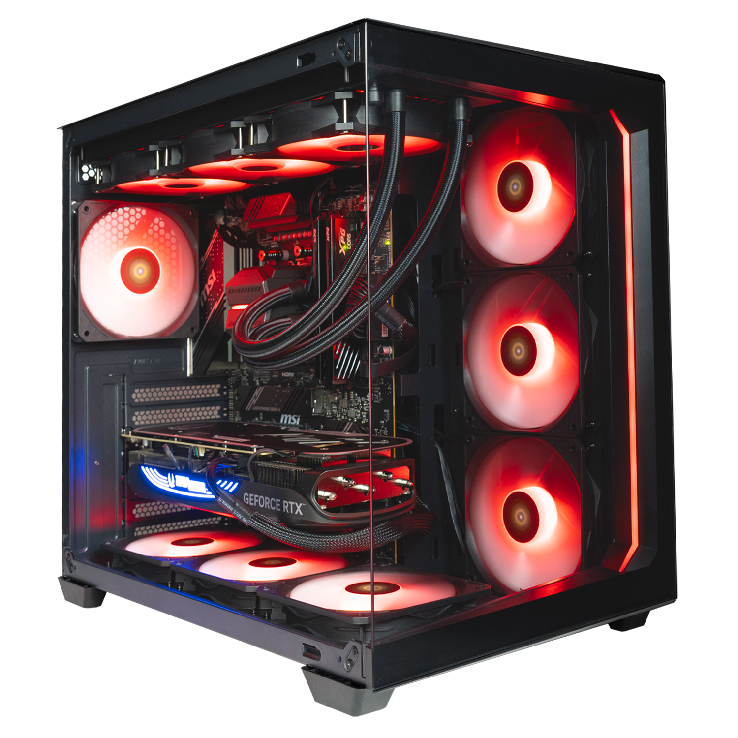 Pc Gaming Ryzen 7 9800X3D , RTX 5080 16GB, Ram 48Gb DDR5 6000MHz, Ssd Nvme 2000GB, Dissipatore a Liquido 360mm, Windows 11 Pro - B3643