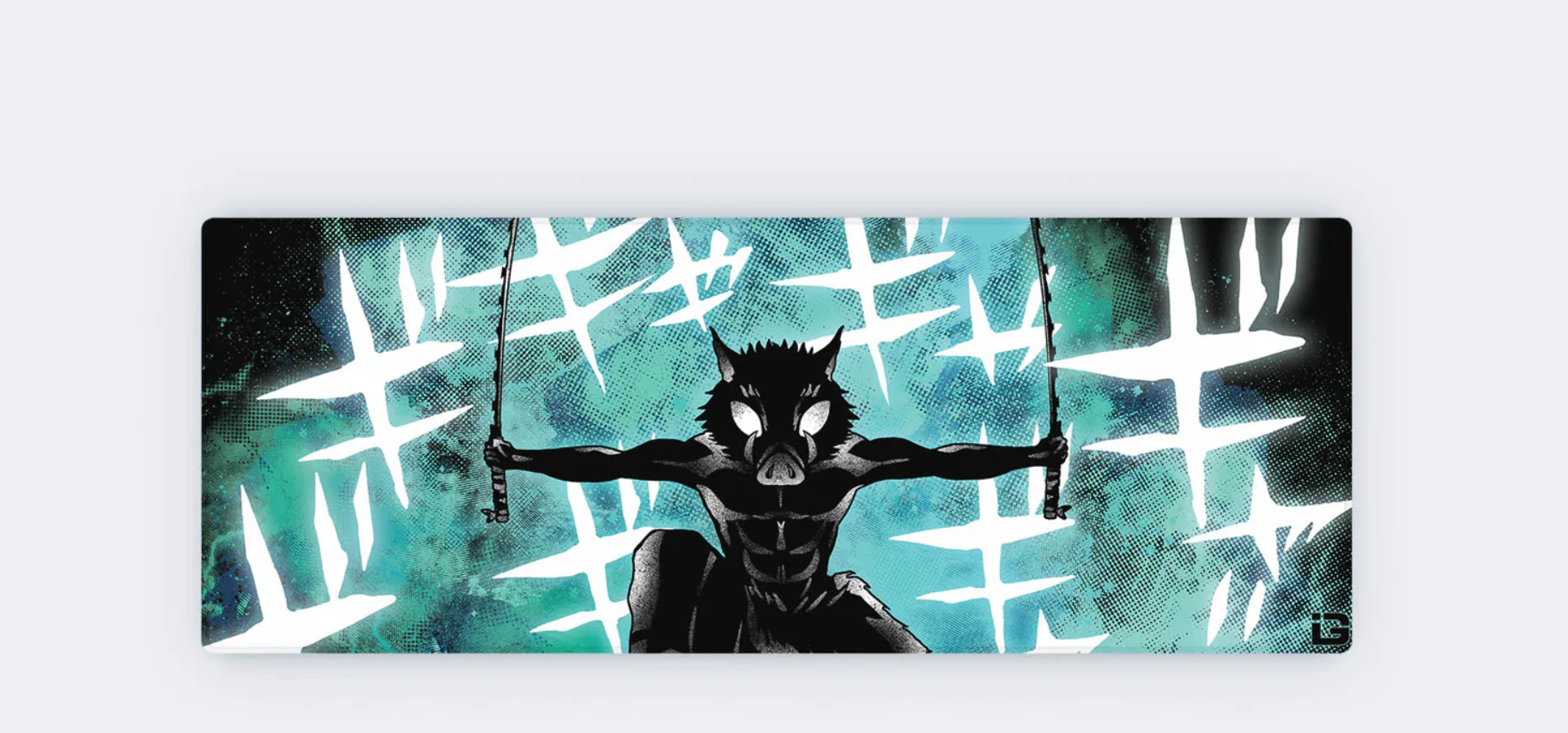 XXL Mouse Pad 800 x 300 mm – XXL Mousepad – ( Demon Hunter )