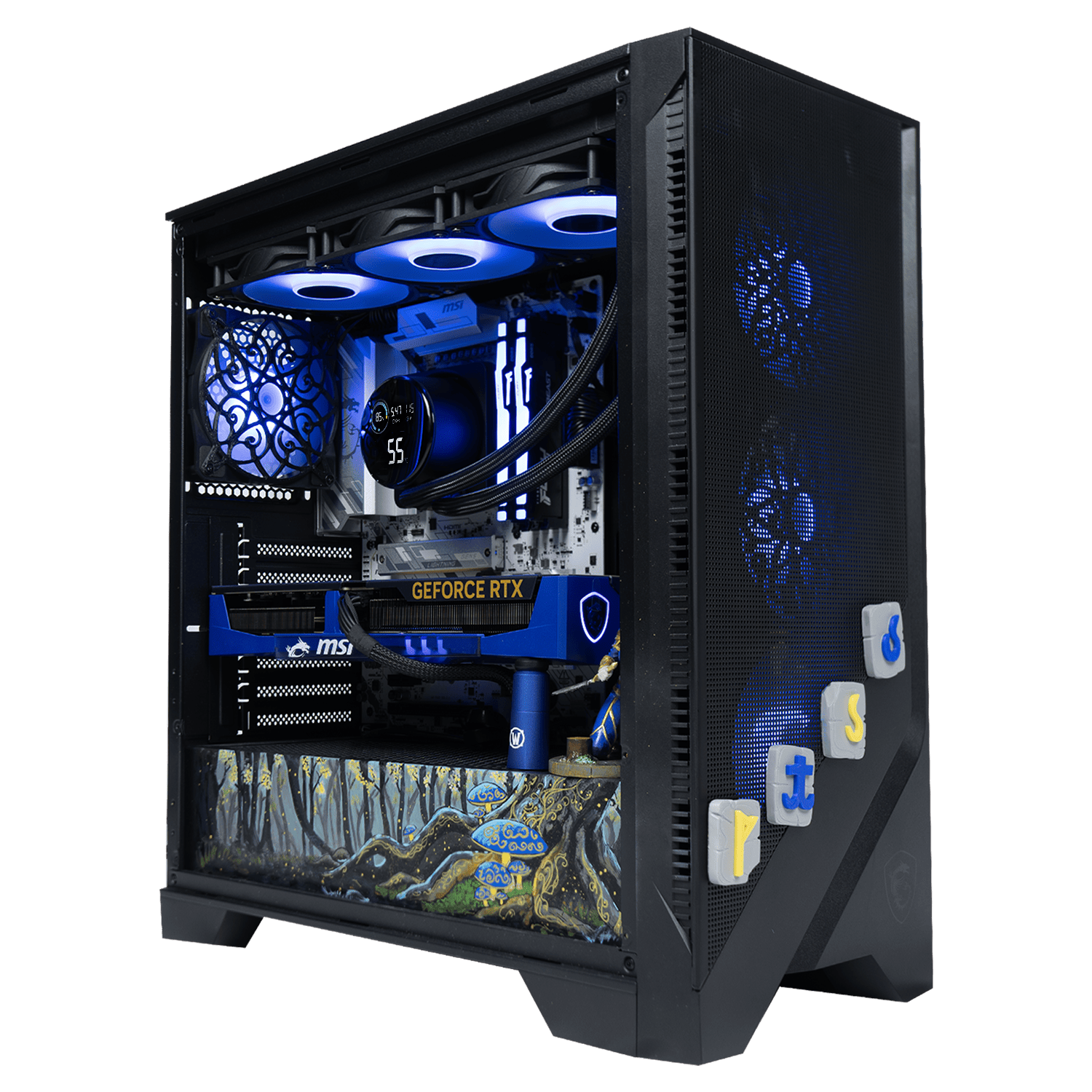 BREUNOR WORLD OF WARCRAFT EXPRESS - Pc Gaming Ryzen 7 9800X3D, RTX 5070 12GB LIMITED EDITION , Ram 32Gb DDR5 , SSD 1TB, LIQUID 360MM LCD , W11 PRO