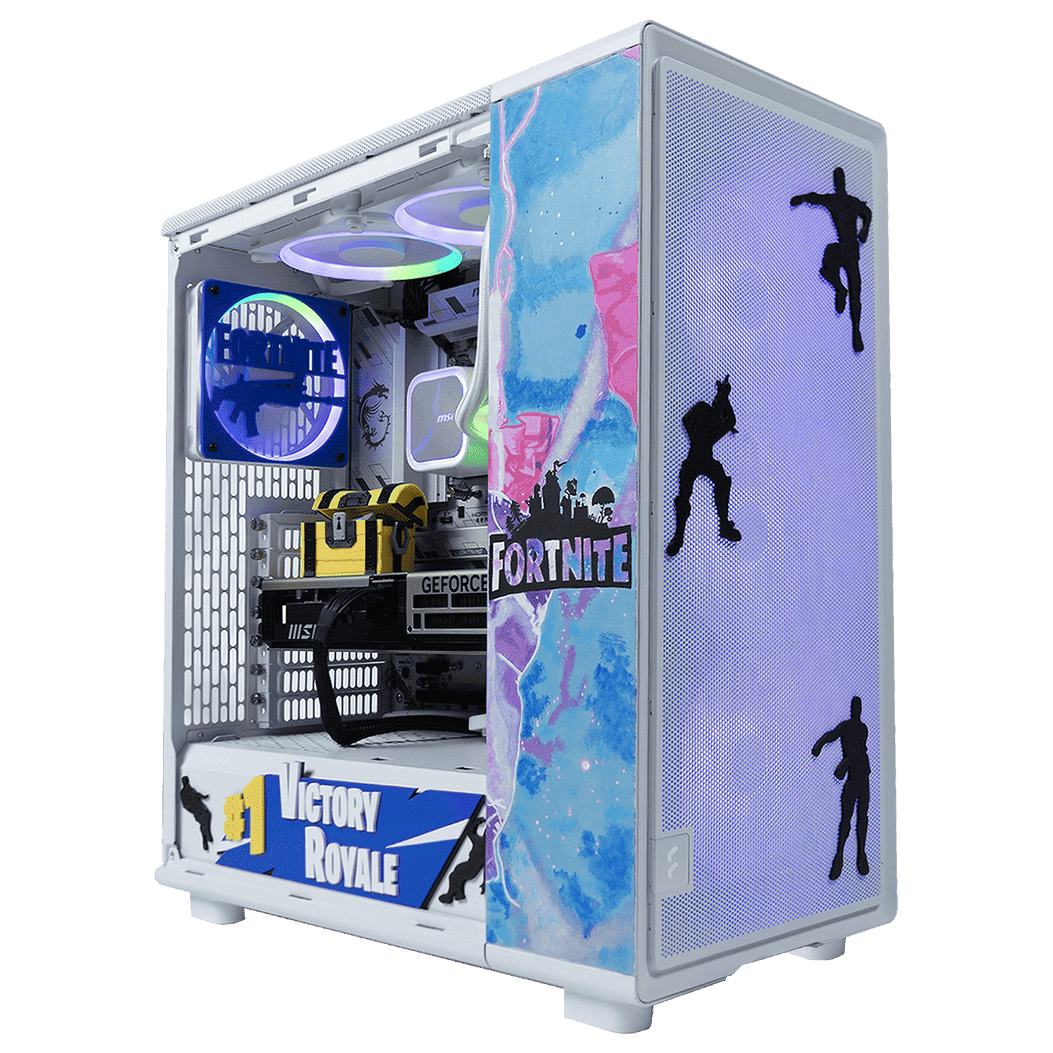 BREUNOR FORTNITE EXPRESS - PC GAMING Ryzen 5 9600X fino a 5.40 GHz, RTX 5070 12GB, RAM 32GB DDR5 , SSD 1TB, Dissipatore a Liquido 360MM, W11