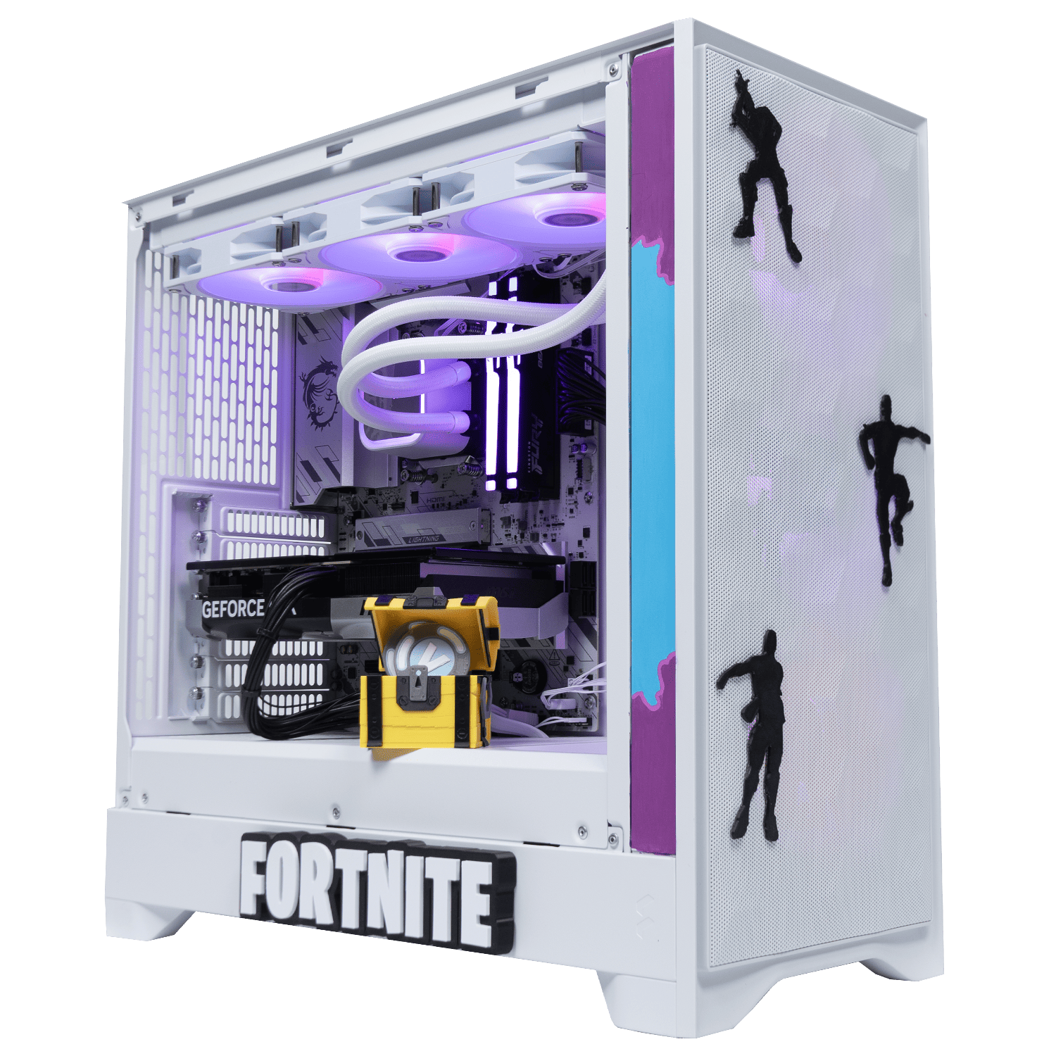 BREUNOR FORTNITE V2 EXPRESS - PC GAMING Ryzen 5 9600X fino a 5.40 GHz, RTX 5070 12GB, RAM 32GB DDR5 , SSD 1TB, Dissipatore a Liquido 360MM, W11