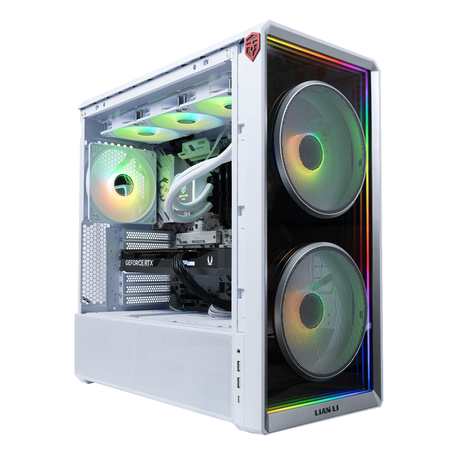BREUNOR VISIONE EXPRESS - Pc Gaming Ryzen 7 9700X , RTX 5070 Ti 16GB, Ram 32Gb DDR5 6000MHz, Ssd Nvme 1000GB, AIO 360mm, Windows 11 Pro