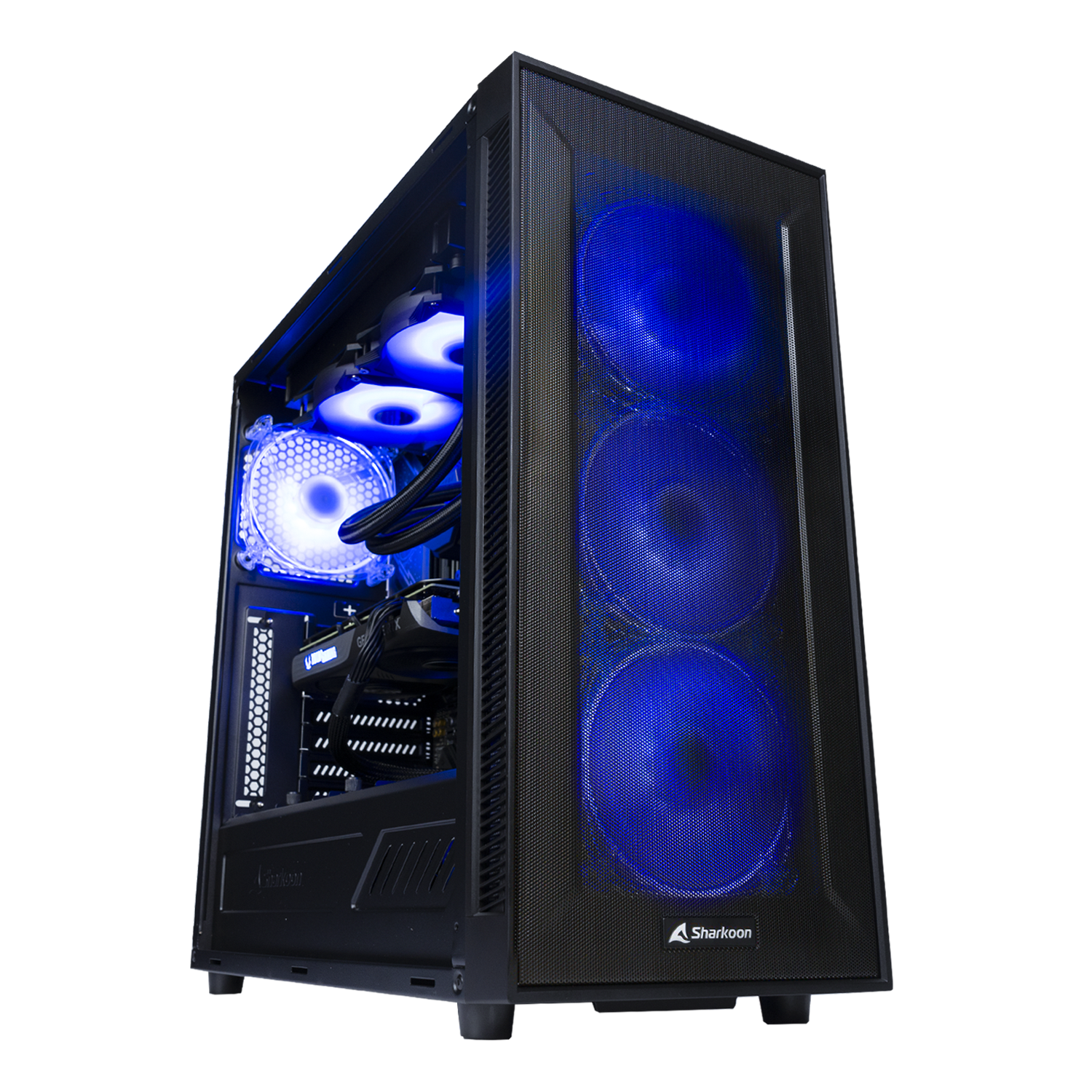 BREUNOR ARES - Gaming PC Ryzen 7 5800X 8 Core, RTX 4070 12Gb, RAM 32Gb DDR4 3600Mhz, SSD NVMe 1000Gb, 240mm Liquid Heatsink, Windows 11 Pro