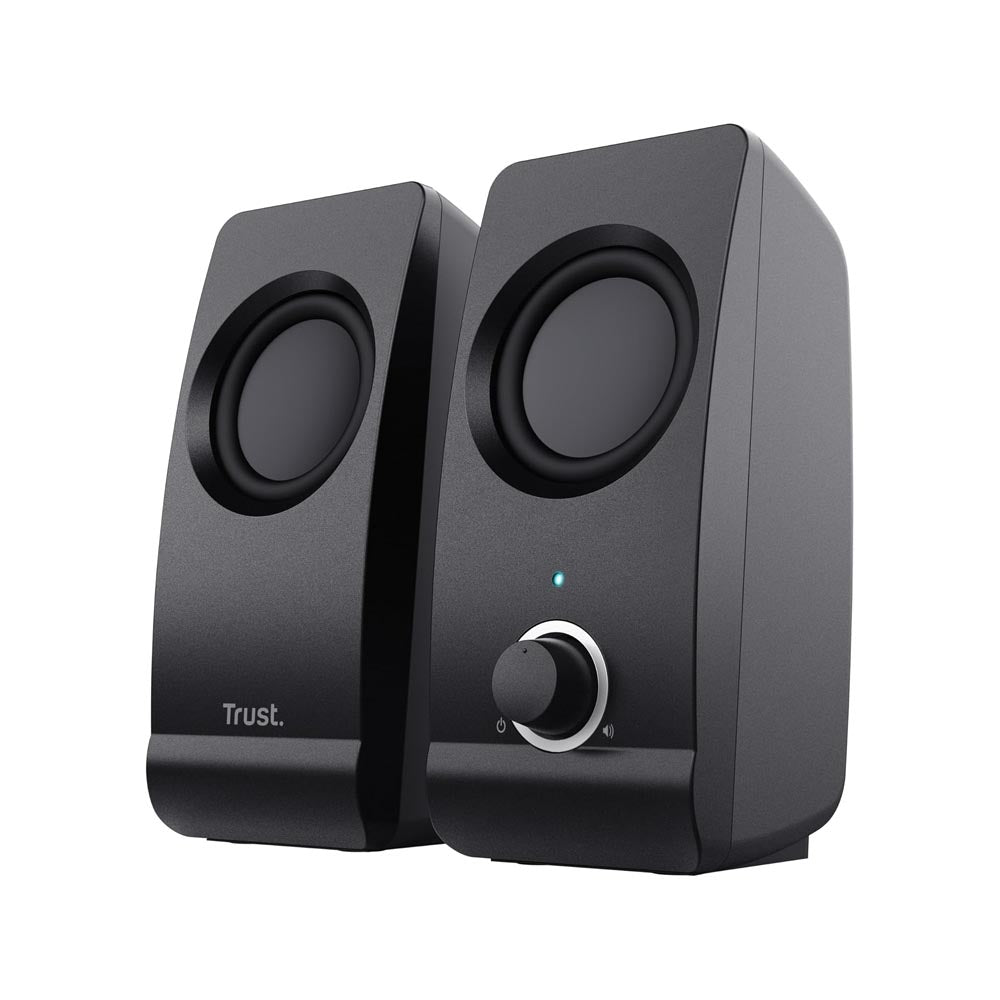 Speaker Trust Remo Casse Pc 2.0 Casse PC , 16 W , Alimentazione USB, 3.5 mm, Altoparlanti PC Stereo per Computer