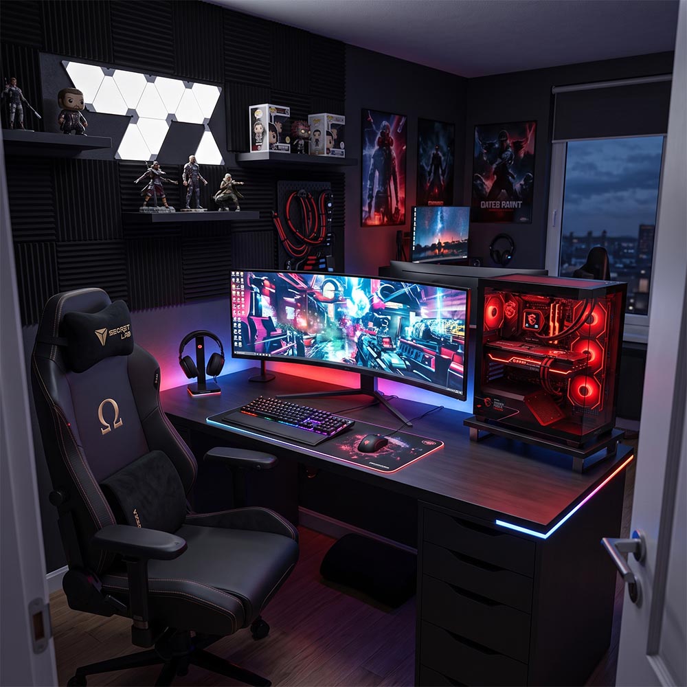 BREUNOR OBLIVION- PC Gaming Ryzen 7 5800X , RX 9060XT 16GB GDDR6, SSD 1000GB NVMe, RAM 32GB , Dissipatore a liquido 360mm, Windows 11 PRO