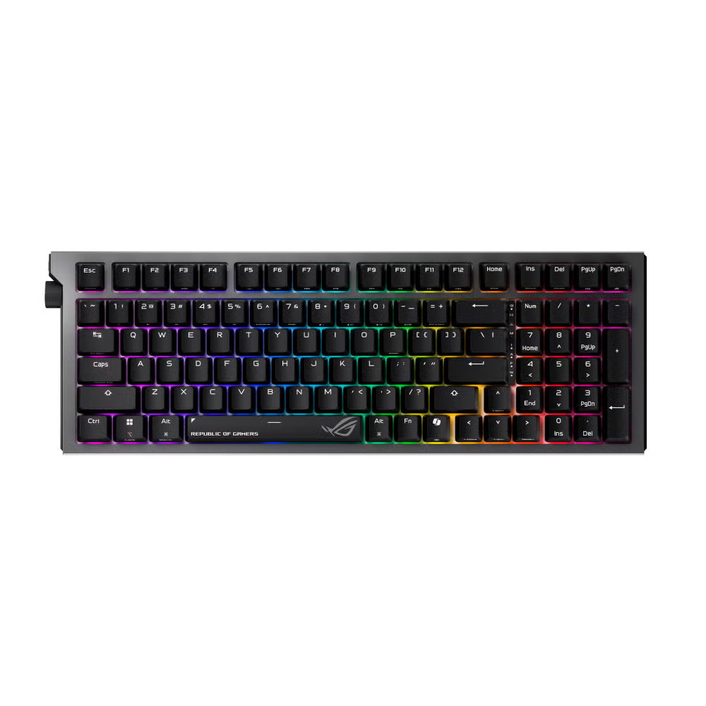 ASUS ROG Strix Morph 96 Wireless – Tastiera Gaming Meccanica Wireless (Layout 96%), Interruttori Rossi ROG RX Prelubrificati