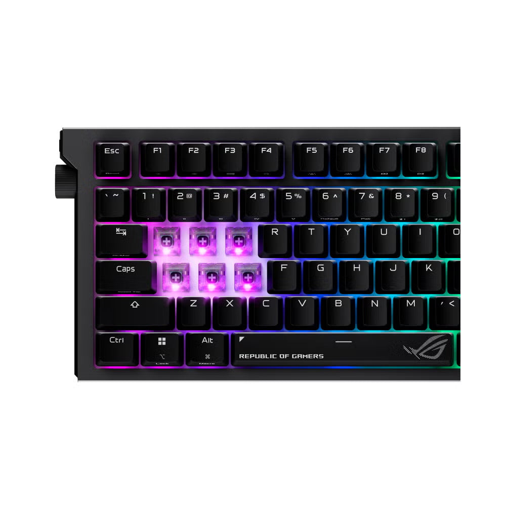 ASUS ROG Strix Morph 96 Wireless – Tastiera Gaming Meccanica Wireless (Layout 96%), Interruttori Rossi ROG RX Prelubrificati