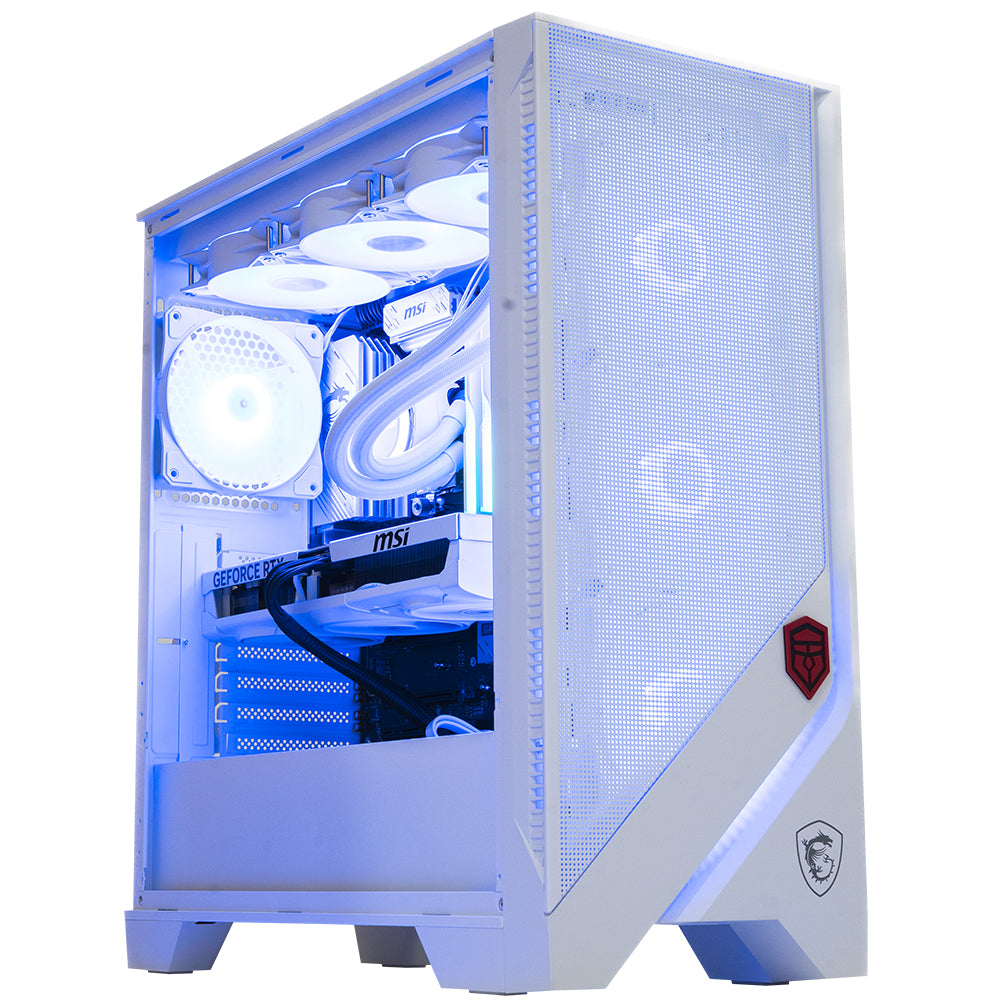 BREUNOR AVERNUS - PC Gaming Ryzen 7 9800X3D, RTX 5070 12GB, RAM 32GB DDr5 6000MHz WHITE, SSD 2000GB NVMe, AIO 360mm WHITE, Windows 11 PRO