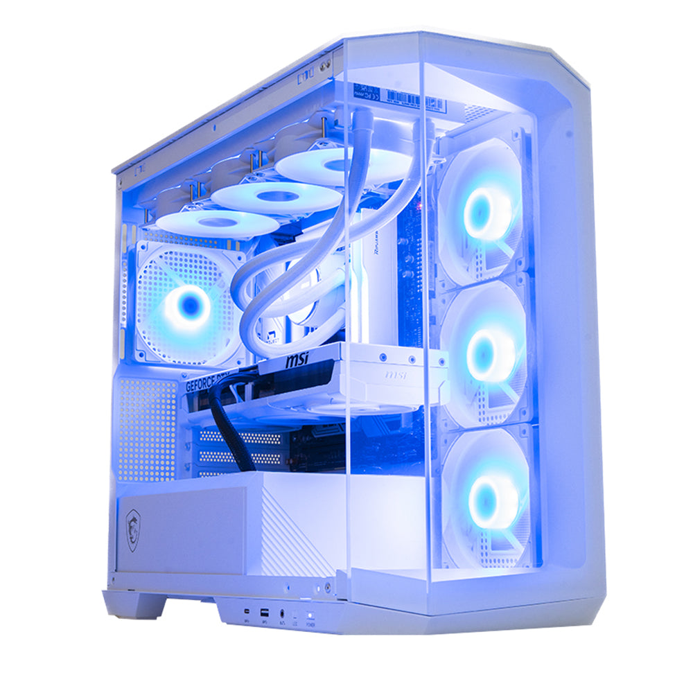 BREUNOR PROJECT ZERO - PC de jeu Ryzen 7 7800X3D, RTX 5070 12 Go, RAM 32 Go DDr5 6000 MHz, SSD 1000 Go NVMe, AIO 360 mm, Windows 11 