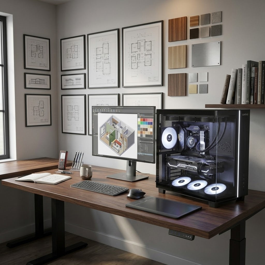 BREUNOR KAMAITACHI - PC Gaming i9 14900K Fino a 6.00Ghz , RX 9070 XT 16GB, RAM 32GB DDr5 6000MHz, SSD 1000GB NVMe, Dissipatore a Liquido 360mm, Windows 11 PRO