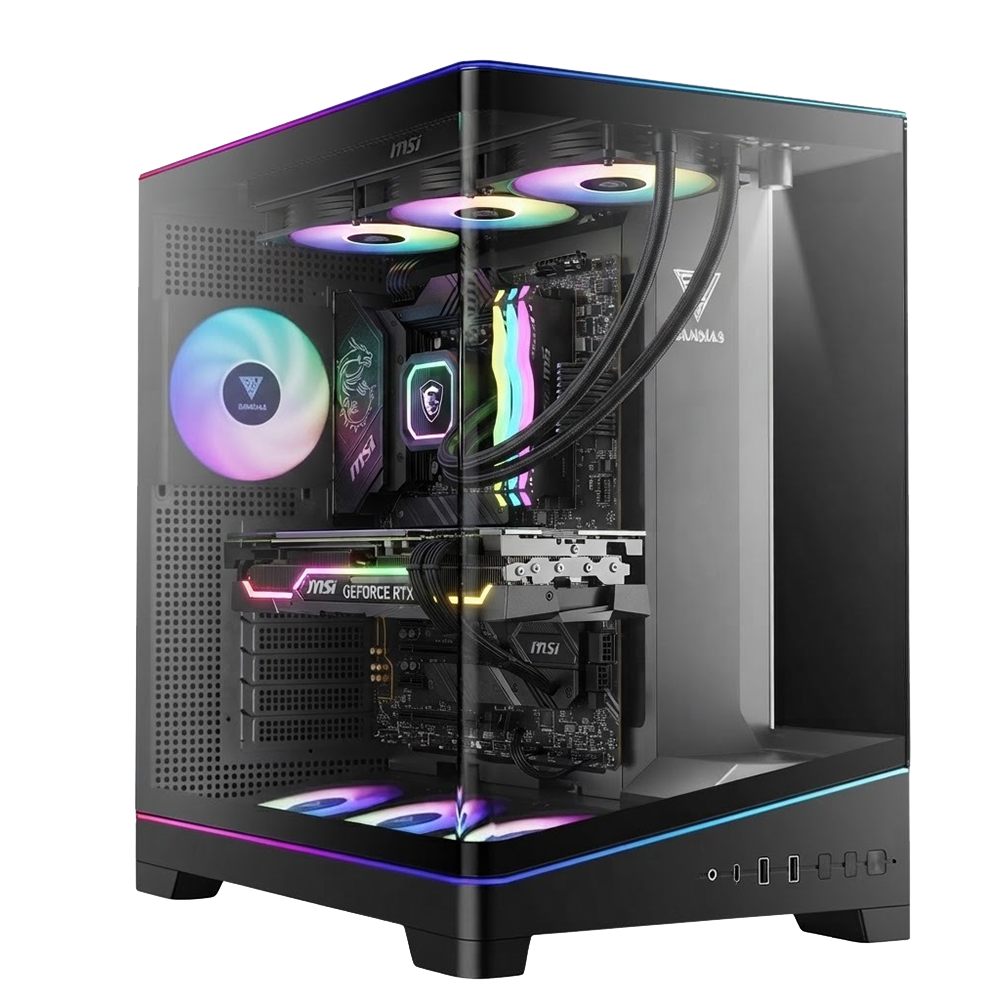 BREUNOR NANAMI PREMIUM - PC Gaming Ryzen 7 9850X3D , RTX 5070 Ti 16GB, Ram 64Gb DDR5 6000MHz, SSD NVMe 2TB, AIO 360mm DISPLAY , Windows 11 pro
