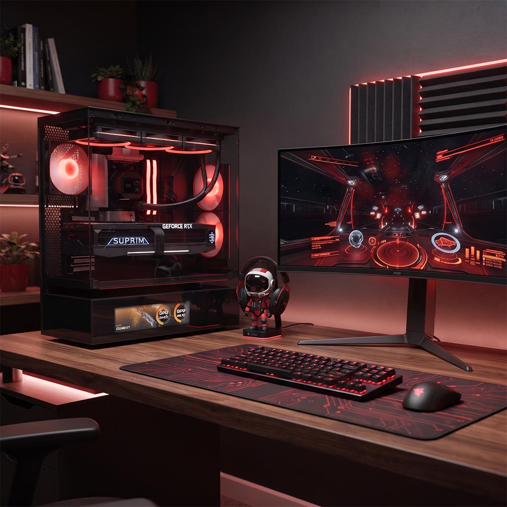 BREUNOR ORIONIS - PC Gaming Intel i9 14900K, RTX 5090 32GB , RAM 32GB DDr5 6000MHz, SSD 2000GB NVMe, Dissipatore a Liquido 360mm, W11