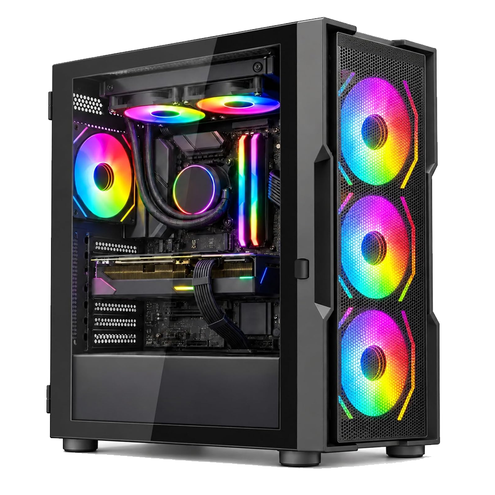 BREUNOR OSAKA EXPRESS - Pc Gaming Ryzen 5 8400F fino a 4.70GHz, RTX 5060 Ti 8GB, Ram 16Gb DDr5 , Ssd Nvme 1TB , Dissipatore Aria, Windows 11 Pro