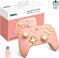 Controller Wireless per PC Windows e Android, Frequenza di Polling 1000Hz, Joystick Hall Effect/Hall Trigger, Paraurti L4/R4 Rimappabili, Funzione Turbo (Pesca)