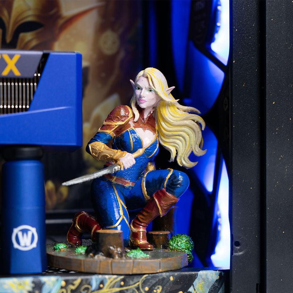 BREUNOR WORLD OF WARCRAFT EXPRESS - Pc Gaming Ryzen 7 9800X3D, RTX 5070 12GB LIMITED EDITION , Ram 32Gb DDR5 , SSD 1TB, LIQUID 360MM LCD , W11 PRO