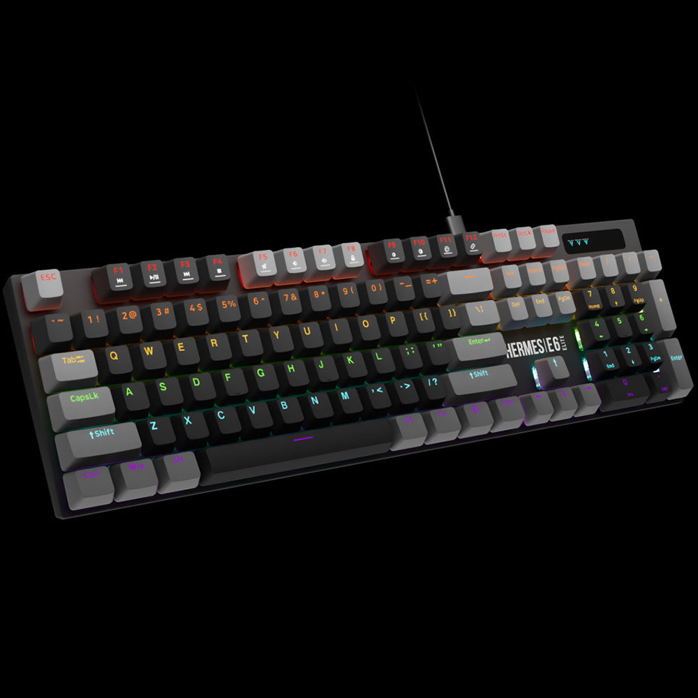 KIT TASTIERA E MOUSE MECCANICA GAMDIAS HERMES E6 ELITE , RETTROILLUMINATA