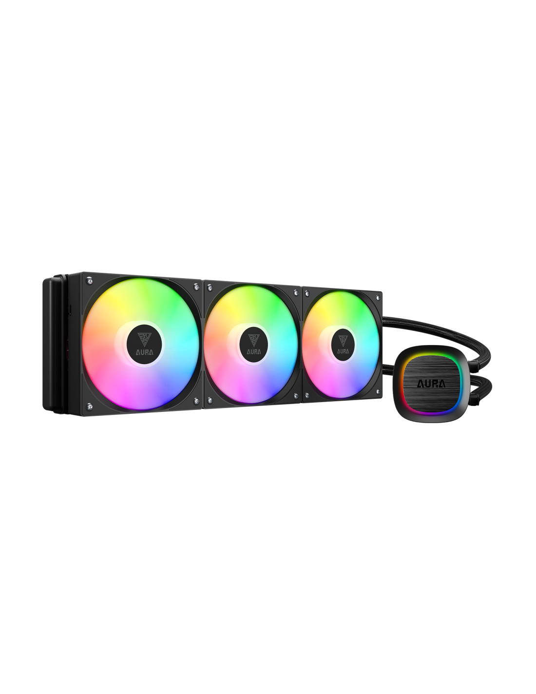 Dissipatore a Liquido GAMDIAS AURA GL360 V2 ARGB Nero 3xFAN ARGB LGA2066 1700