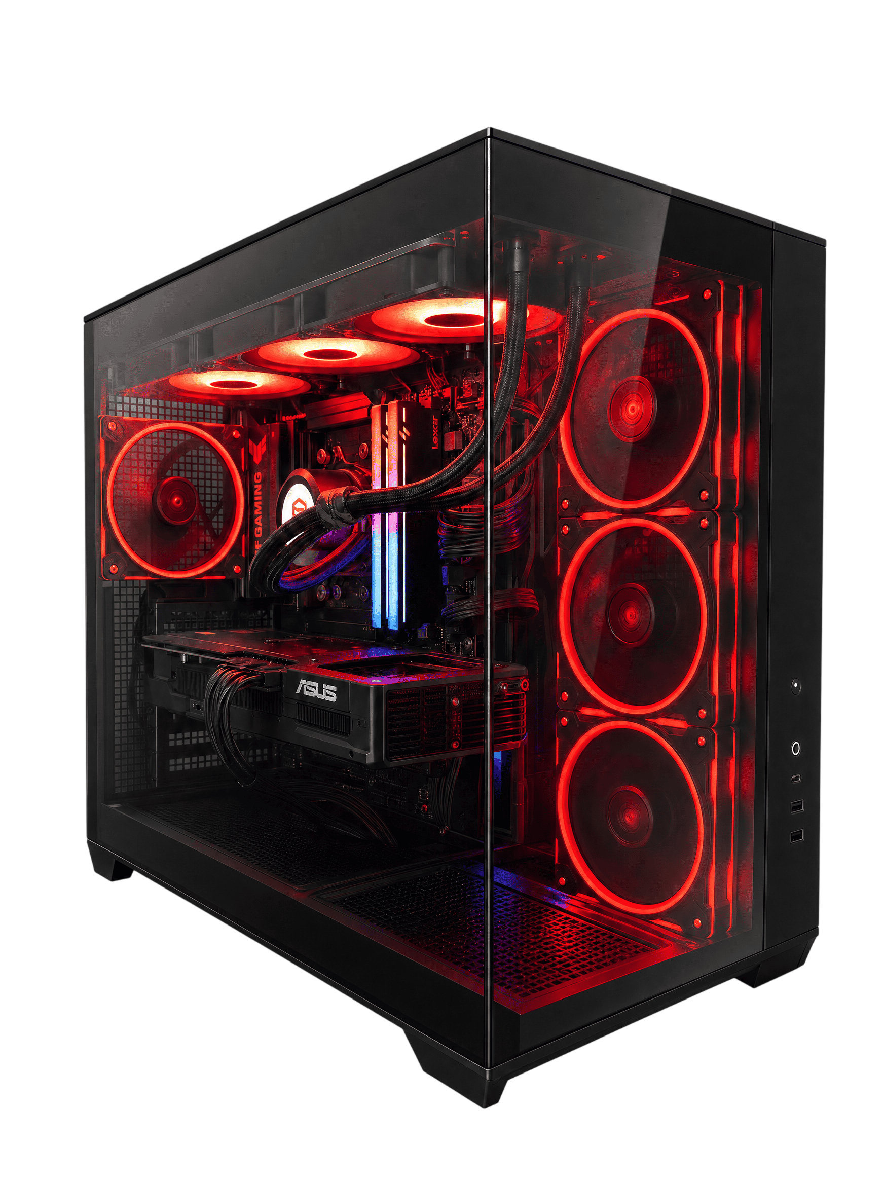 BREUNOR NOVO - PC Gaming Ryzen 7 9850X3D, RX 9070 XT 16GB, Ram 32Gb DDR5 6000MHz, SSD NVMe 1TB, Dissipatore a liquido 360mm, Windows 11 pro