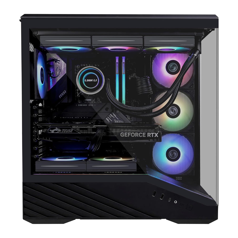 BREUNOR DOMINUS - PC Gaming Ryzen 7 9850X3D, RTX 5070 Ti 16GB, Ram 32Gb DDR5 6000MHz, SSD NVMe 1000GB, Dissipatore a liquido 360mm, Windows 11 pro