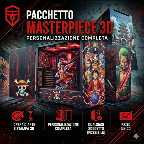 Pacchetto "Masterpiece 3D" (Personalizzazione Completa)