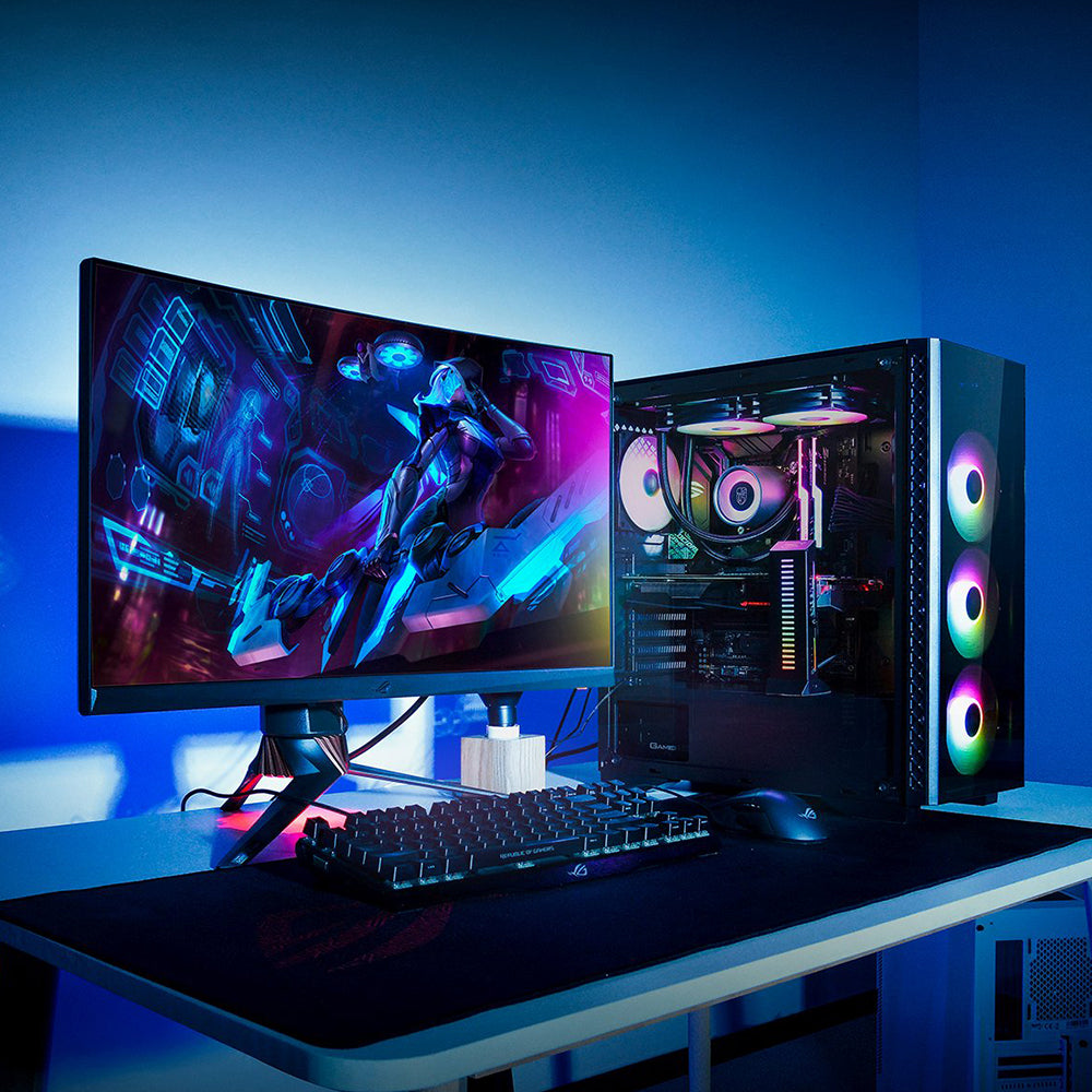 BREUNOR CELESTIAL EXPRESS - PC Gaming Intel i5 14600K, Rtx 5070 12GB, Ram 32GB 6000MHz DDR5 , SSD NVMe 1000GB, Dissipatore a Liquido 240mm LCD , W11