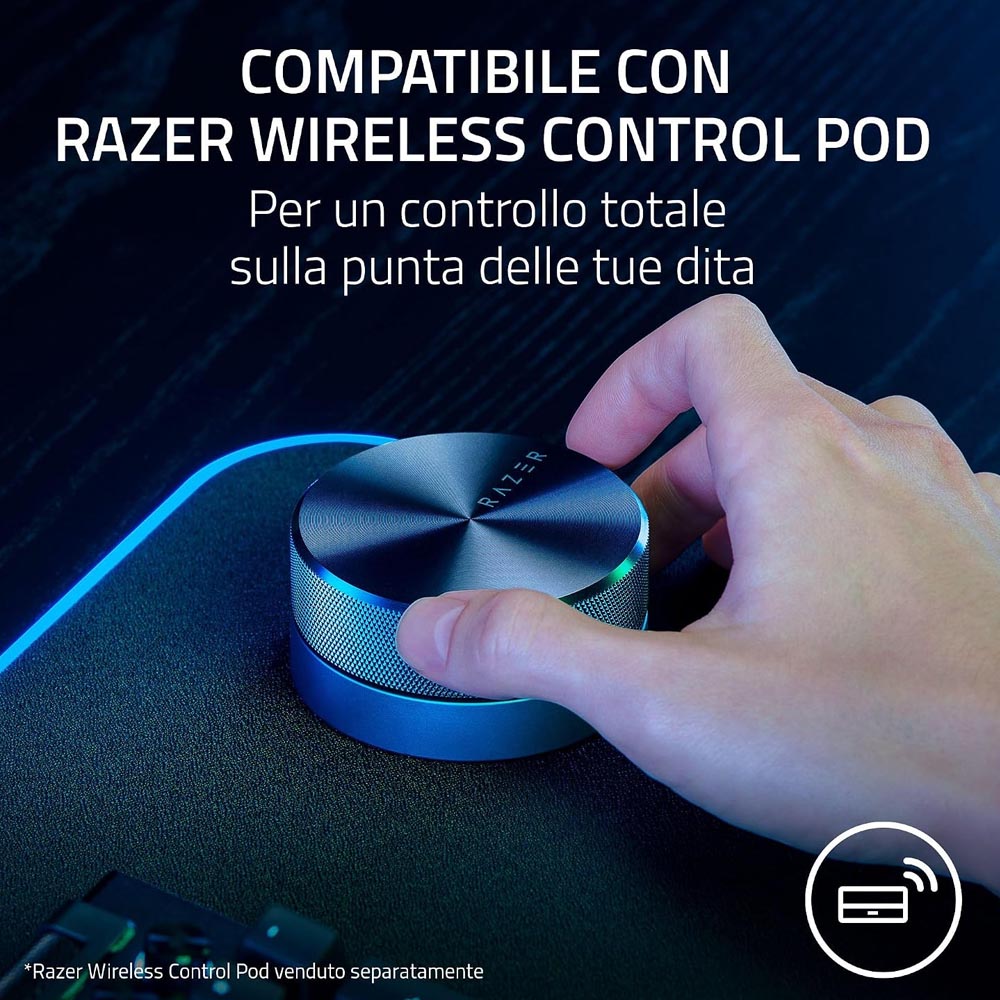 Razer Nommo V2 X – Altoparlanti da Gaming per PC 2.0 Full Range con Driver da 3”, THX Spatial Audio e Bluetooth, Nero