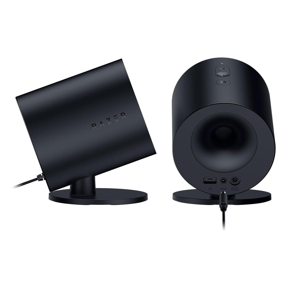 Razer Nommo V2 X – Altoparlanti da Gaming per PC 2.0 Full Range con Driver da 3”, THX Spatial Audio e Bluetooth, Nero