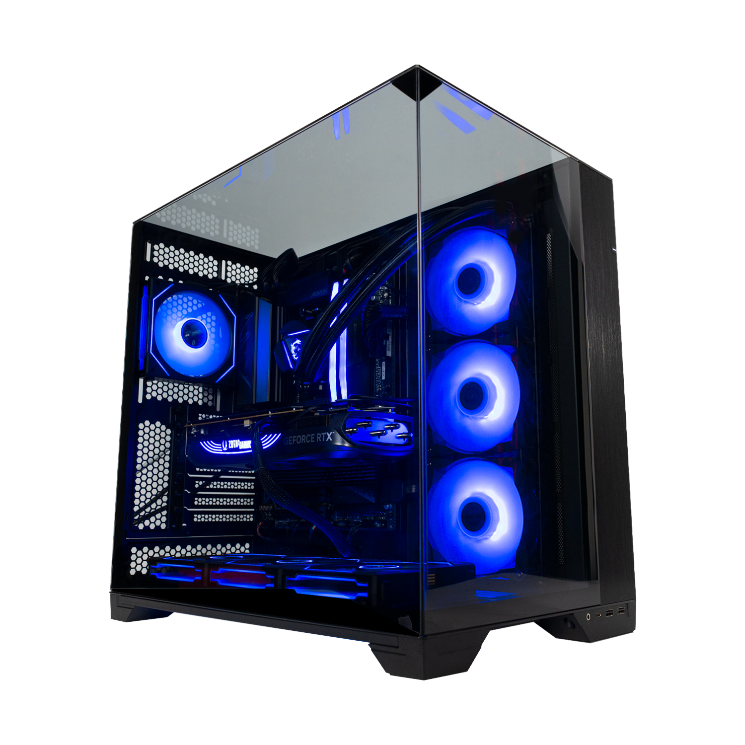 BREUNOR DEVILISH - Gaming PC i7 14700K 20 Core up to 5.60GHz, RTX 4080 SUPER 16 GB, RAM DDR5 32GB 6000Mhz, SSD NVMe 2000 GB, 360mm liquid heatsink, Windows 11 Pro