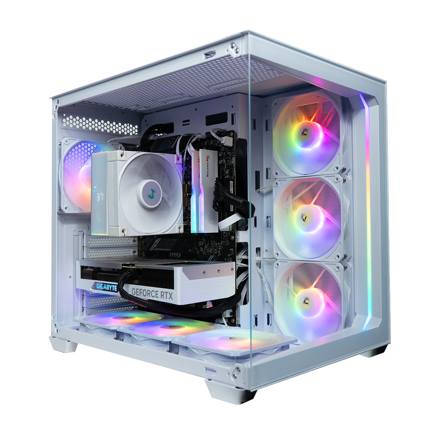 BREUNOR KALI - Gaming PC Ryzen 5 7600 6 core, RTX 4070 SUPER 12GB, RAM 32GB DDR5 6000MHz, SSD 1000GB, Tower heatsink, Windows 11 PRO