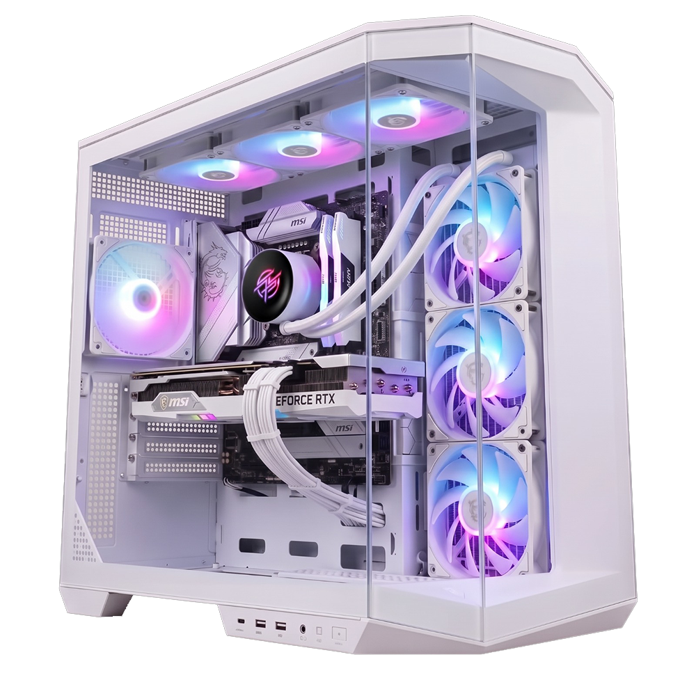 BREUNOR PROJECT ZERO 2.0 - Gaming PC Intel i9 14900K, RTX 5080 16GB, RAM 32GB DDr5 6000MHz, SSD 1000GB NVMe, AIO 360mm, Windows 11 PRO 