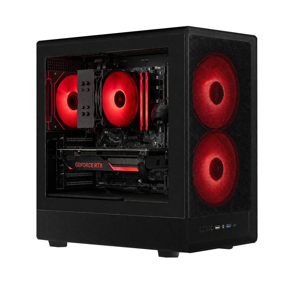 BREUNOR NEZUKO - PC Gaming RYZEN 5 5600XT, RTX 5060Ti 8GB, SSD NVME 1TB, RAM 16GB , WINDOWS 11 PRO