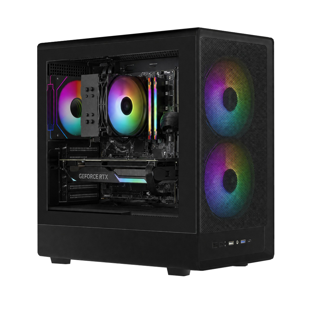 BREUNOR NEZUKO - PC Gaming RYZEN 5 5600XT, RTX 5060Ti 8GB, SSD NVME 1TB, RAM 16GB , WINDOWS 11 PRO