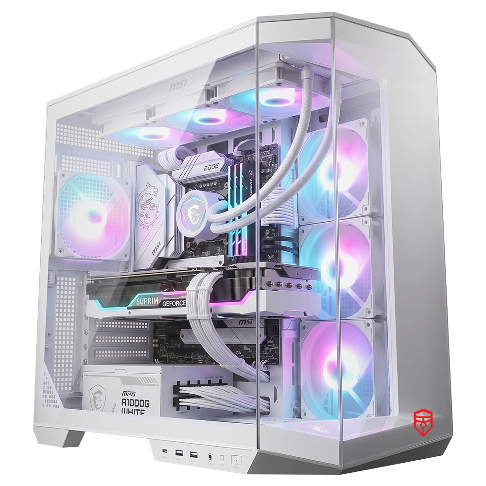 BREUNOR PROJECT ZERO - PC de jeu Ryzen 7 7800X3D, RTX 5070 12 Go, RAM 32 Go DDr5 6000 MHz, SSD 1000 Go NVMe, AIO 360 mm, Windows 11 