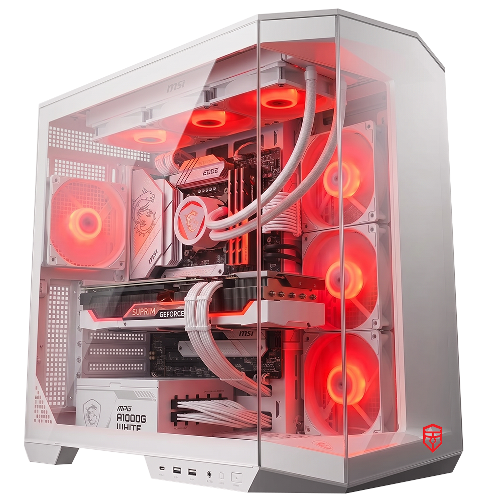 BREUNOR PROJECT ZERO - PC de jeu Ryzen 7 7800X3D, RTX 5070 12 Go, RAM 32 Go DDr5 6000 MHz, SSD 1000 Go NVMe, AIO 360 mm, Windows 11 
