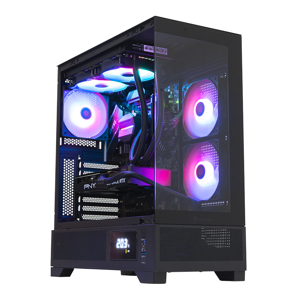 BREUNOR RAIJIN - PC Gaming Intel i7 14700K, RX 7800XT 16GB, RAM 32Gb DDr5 6000MHz, SSD Nvme 2TB, Dissipatore a liquido 240mm, Windows 11 pro
