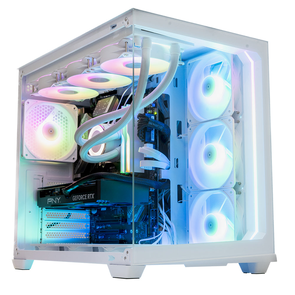 BREUNOR GLACIUS EXPRESS - Pc Gaming i9 14900K , RTX 5070 12GB, Ram 32Gb DDR5 6000MHz, Ssd Nvme 1000GB, Dissipatore a Liquido 360mm, Windows 11 Pro