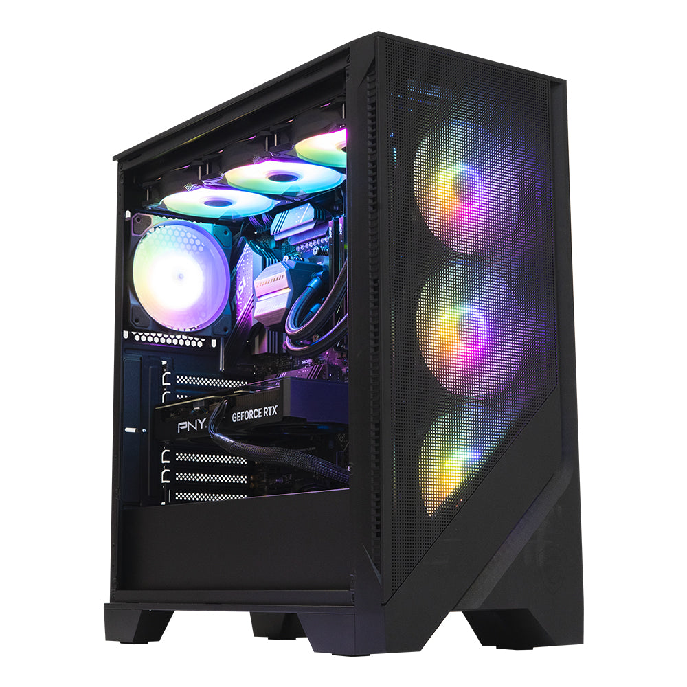 BREUNOR KAIDO - PC Gaming Ryzen 7 9800X3D, RX 9070 16GB, RAM 32GB DDr5 6000MHz, SSD 1000GB NVMe, Dissipatore a liquido 360mm, Windows 11 PRO